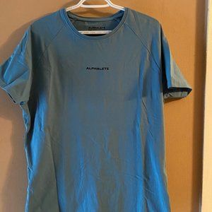 Alphalete performance t-shirt blue